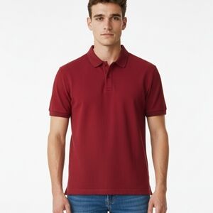 Joseph Abboud Deep Red Polo Shirt